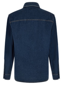 Valentino Valentino Garavani Vgold Shirt Blue