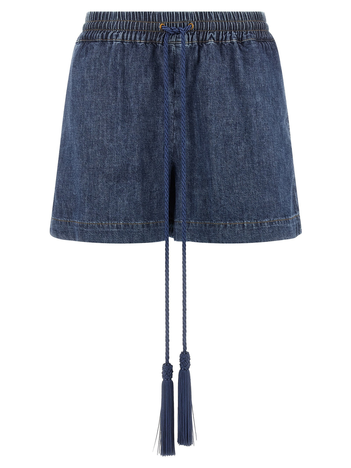Valentino Valentino Garavani Vgold Shorts Blue