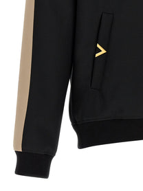 Valentino Valentino Garavani Vgold Sweatshirt Black