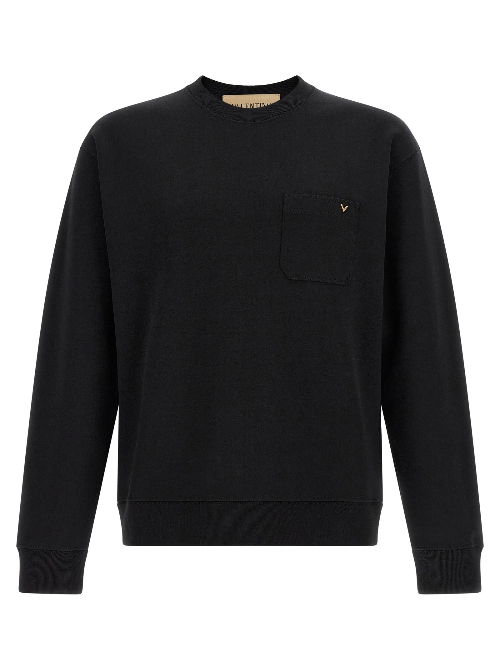 Valentino Valentino Garavani Vgold Sweatshirt Black