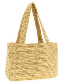Valentino Valentino Garavani Viva Superstar Midi Shopping Bag Beige