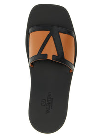 Valentino Valentino Garavani Viva Superstar Slides Brown