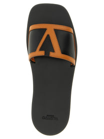 Valentino Valentino Garavani Viva Superstar Slides Brown