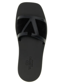 Valentino Valentino Garavani Viva Superstar Slides Black