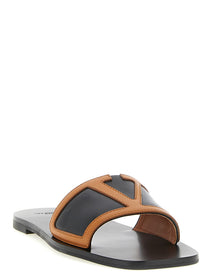 Valentino Valentino Garavani Viva Superstar Slides Brown