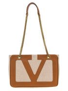 Valentino Valentino Garavani Viva Superstar Small Shopping Bag Beige