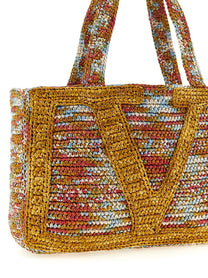 Valentino Valentino Garavani Vivasuperstar Big Shopping Bag Gold