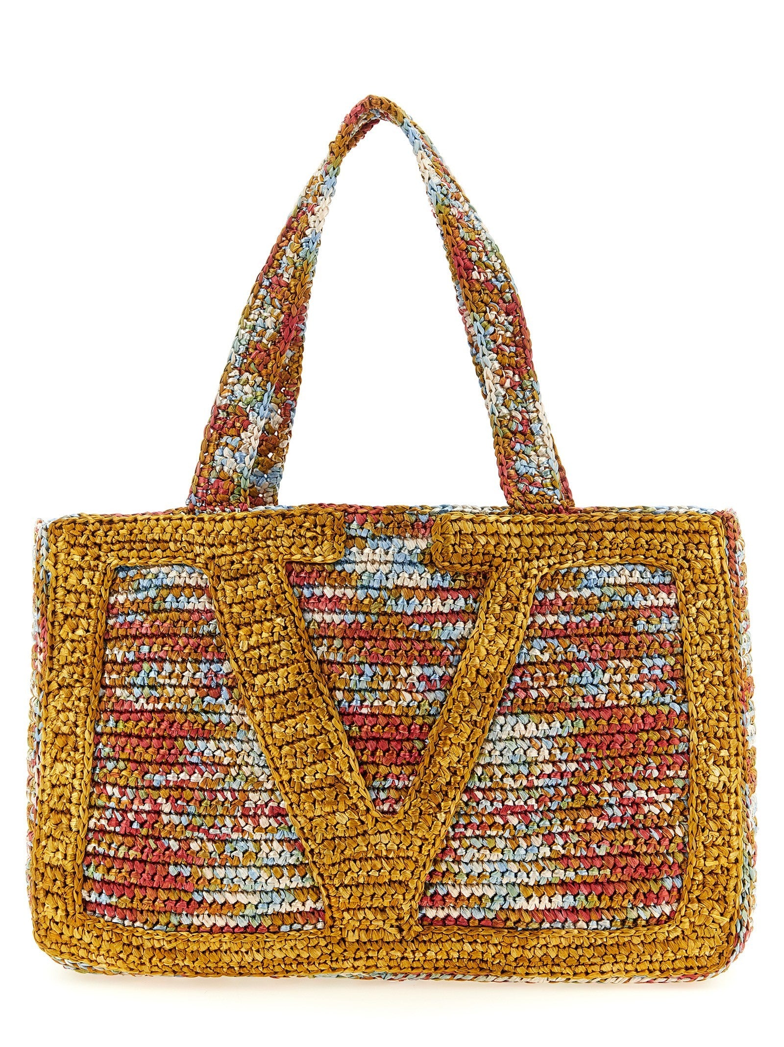 Valentino Valentino Garavani Vivasuperstar Big Shopping Bag Gold
