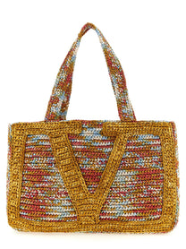 Valentino Valentino Garavani Vivasuperstar Big Shopping Bag Gold