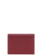 Valentino Valentino Garavani Vlogo Burgundy Wallet Red
