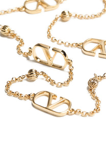Valentino Valentino Garavani Vlogo Necklace Gold