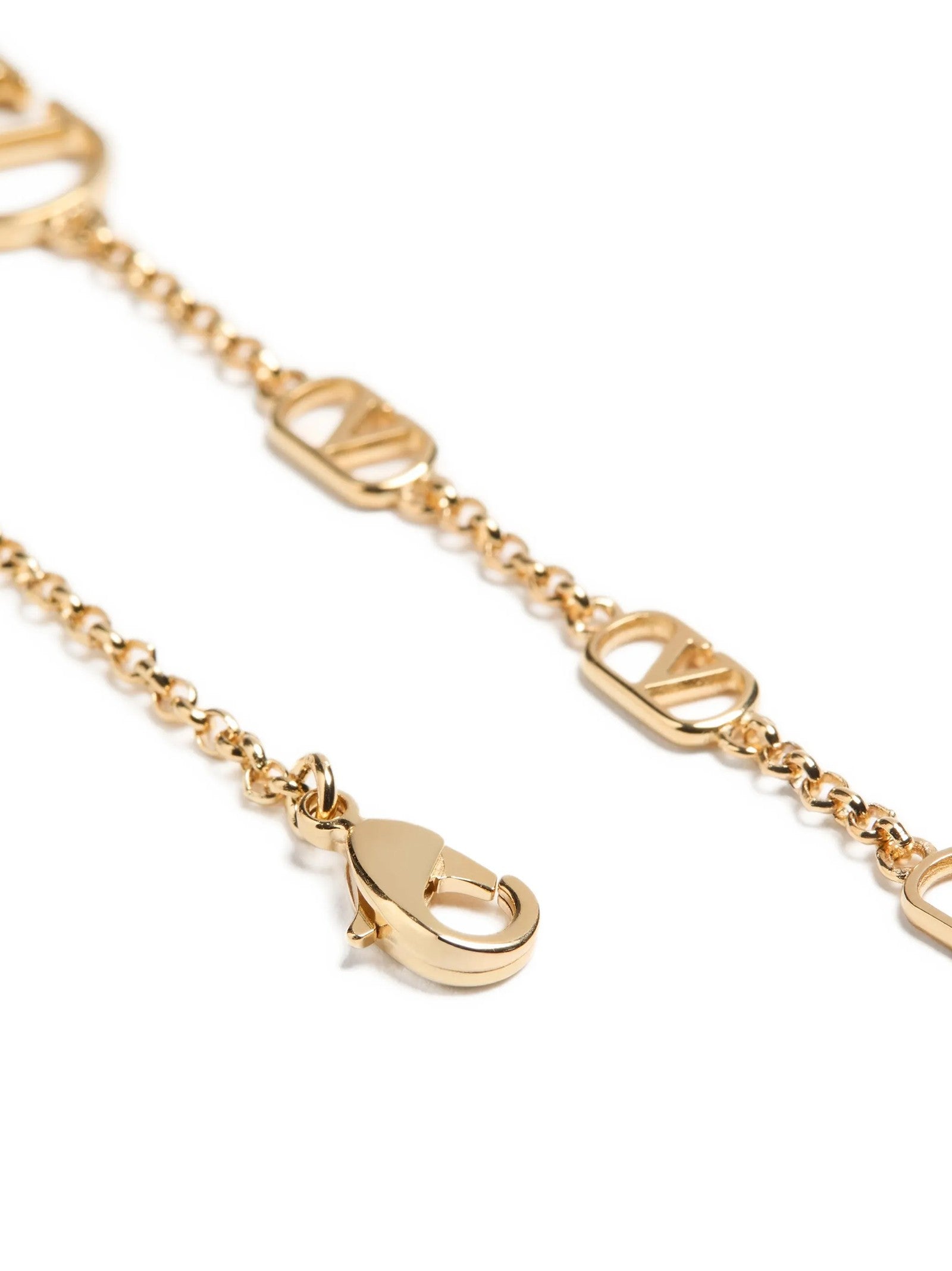 Valentino Valentino Garavani Vlogo Necklace Gold