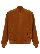 Valentino Valentino Garavani Vlogo Orange Bomber Jacket Orange
