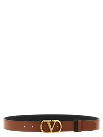 Valentino Valentino Garavani Vlogo Reversible Belt Black