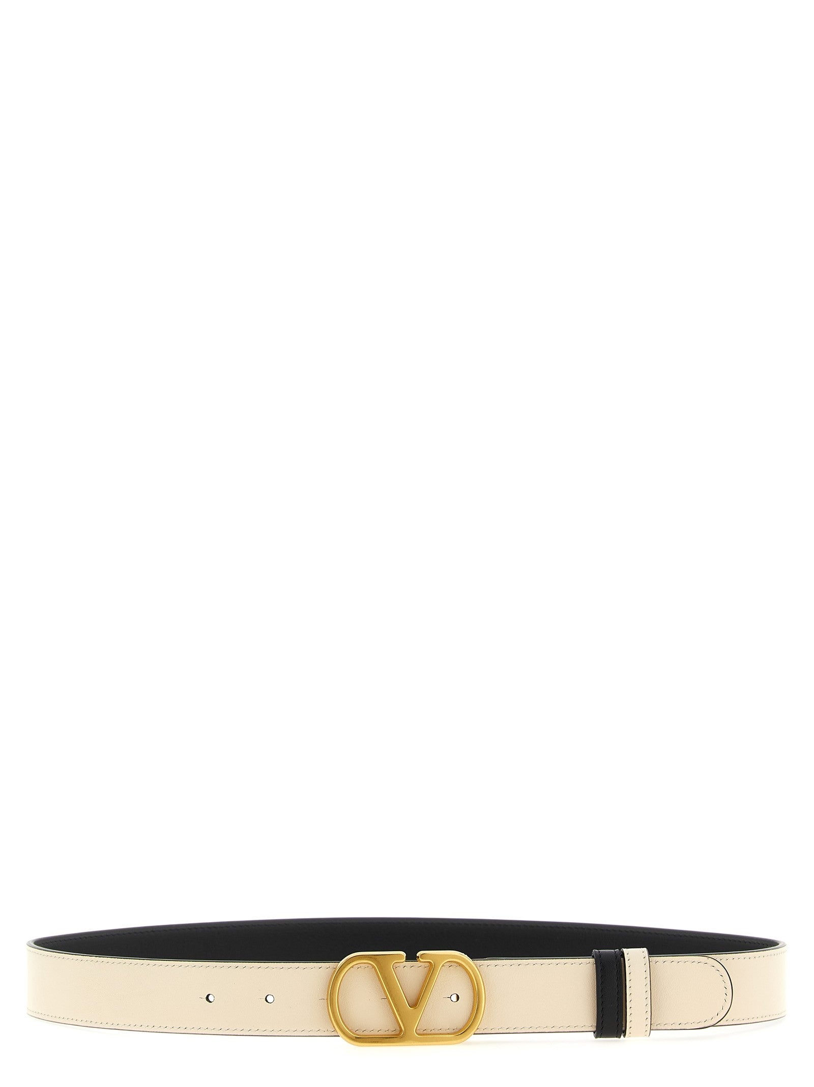 Valentino Valentino Garavani Vlogo Reversible Belt Gold