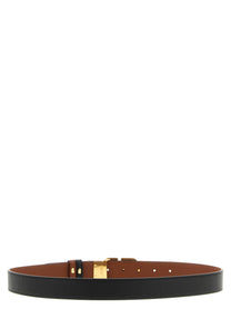 Valentino Valentino Garavani Vlogo Reversible Belt Black