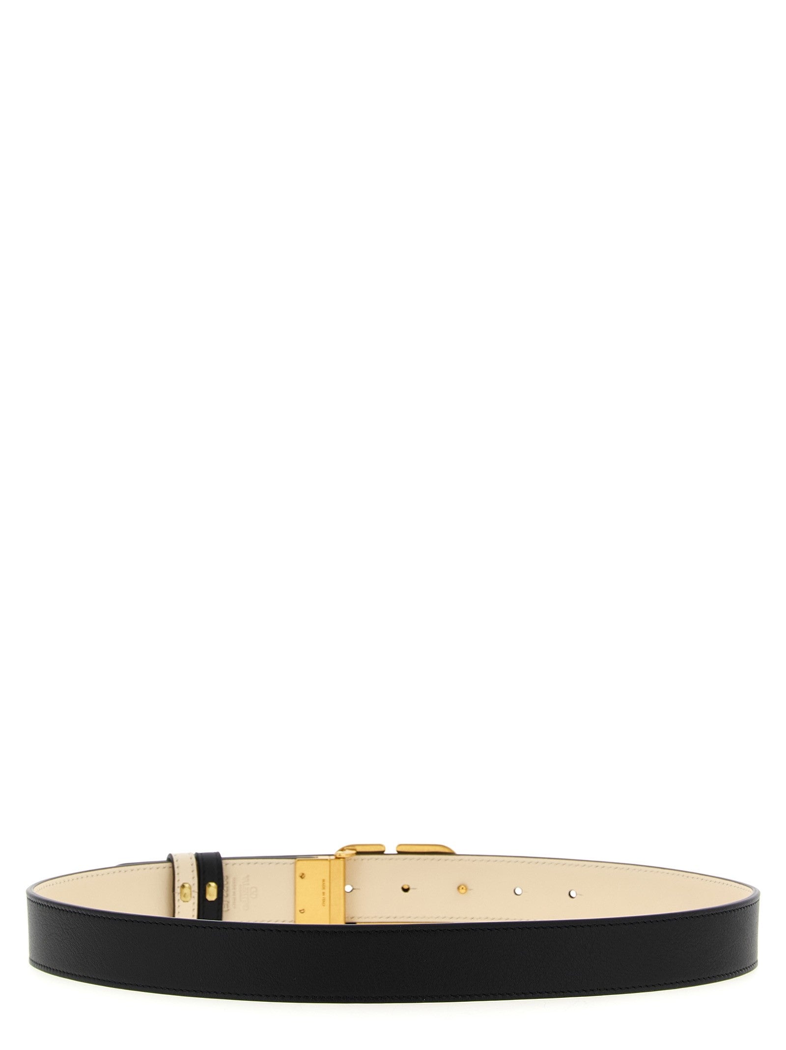 Valentino Valentino Garavani Vlogo Reversible Belt Gold