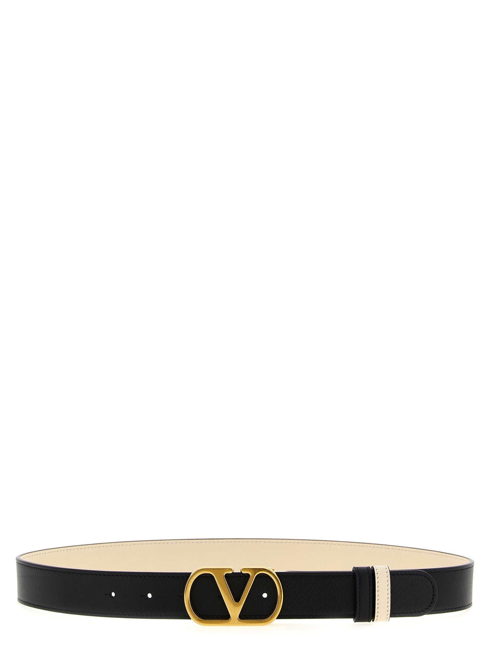 Valentino Valentino Garavani Vlogo Reversible Belt Gold