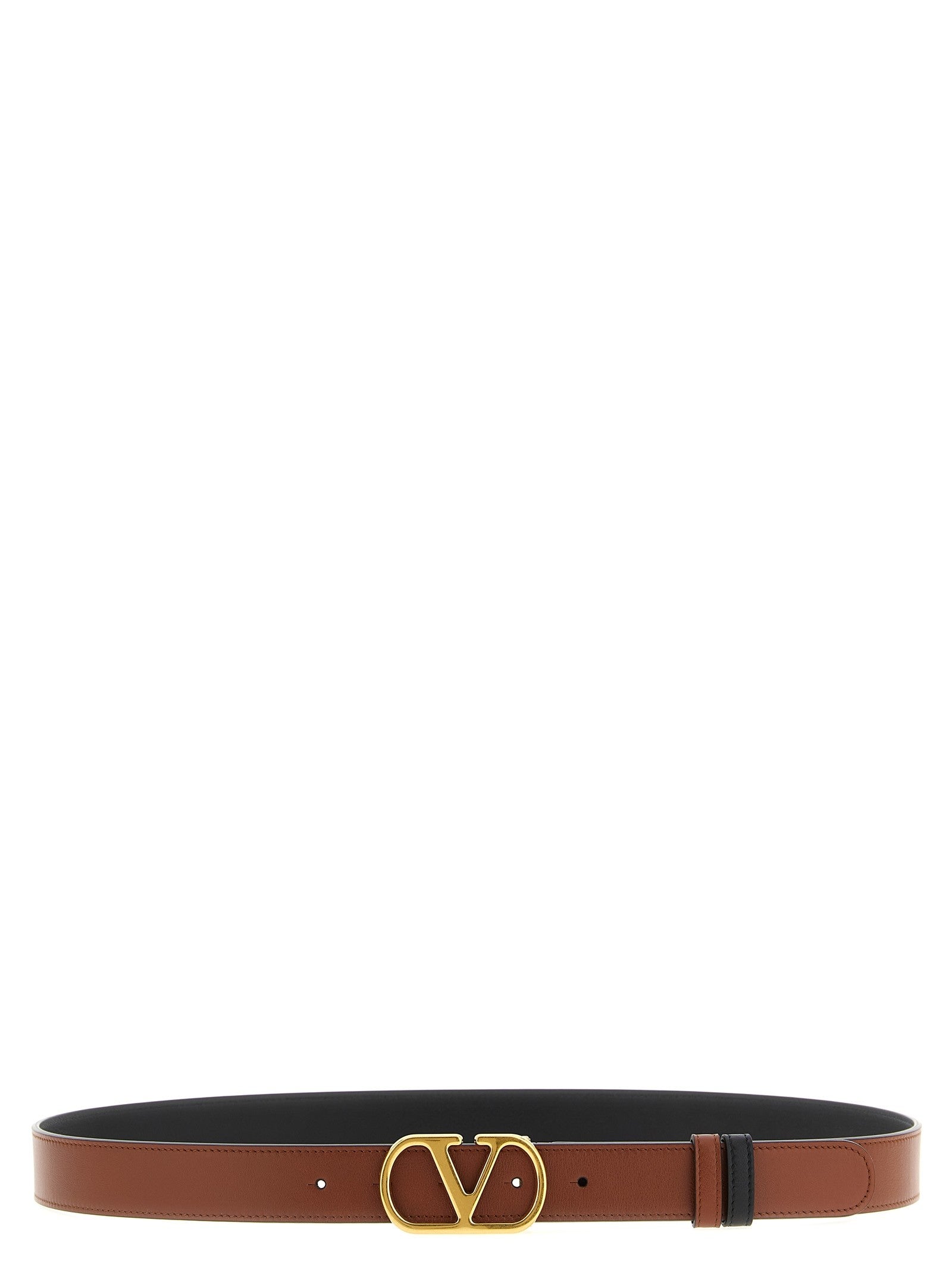 Valentino Valentino Garavani Vlogo Reversible Belt Gold