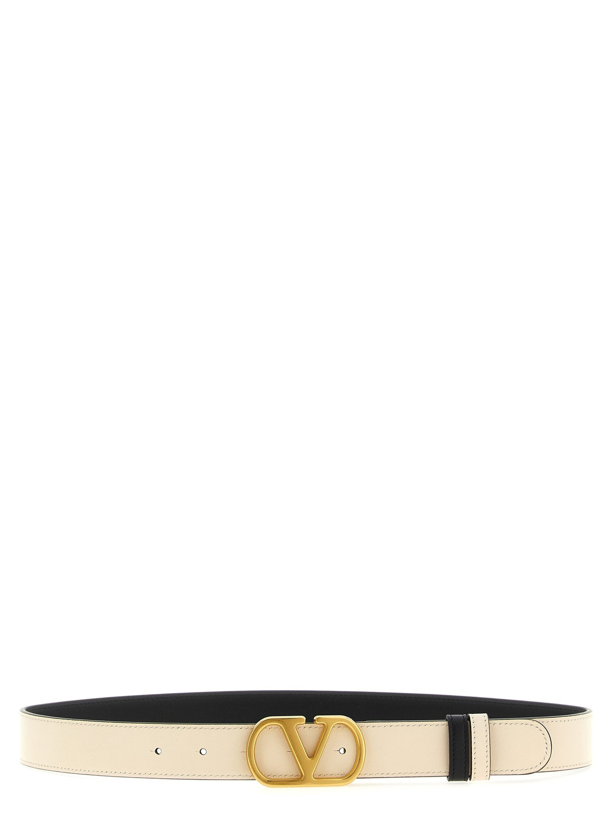 Valentino Valentino Garavani Vlogo Reversible Belt Gold, view 2