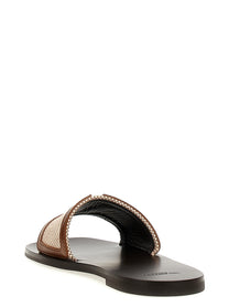 Valentino Valentino Garavani Vlogo Sandals Brown