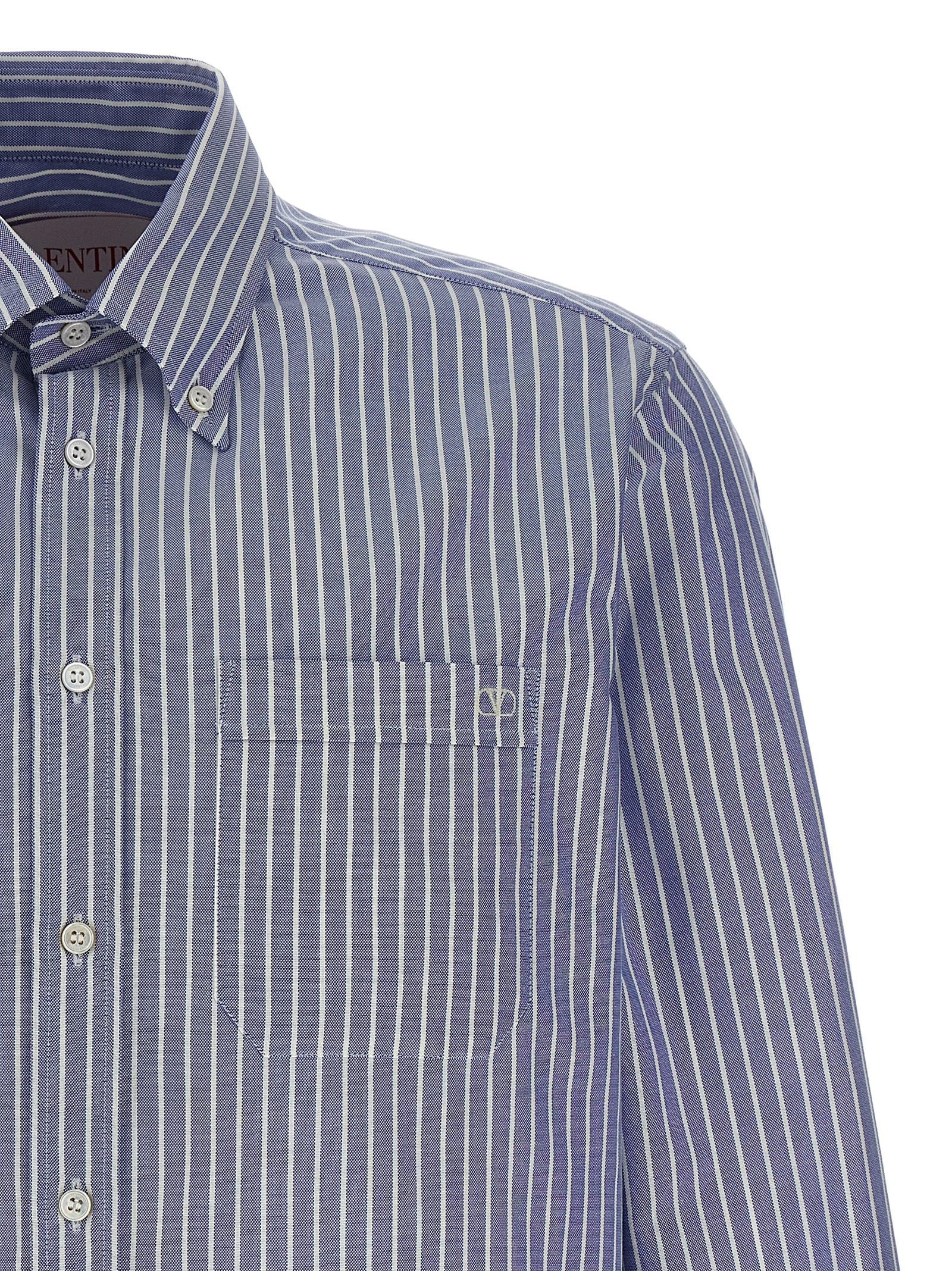 Valentino Valentino Garavani Vlogo Shirt Blue