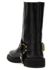 Valentino Valentino Garavani Vlogo Signature Ankle Boots Black