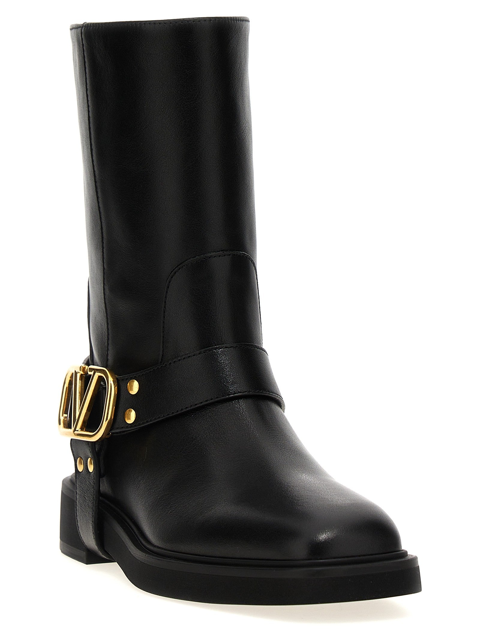 Valentino Valentino Garavani Vlogo Signature Ankle Boots Black