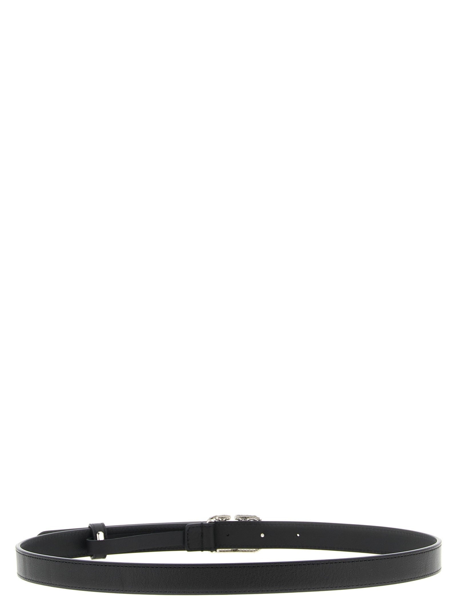 Valentino Valentino Garavani Vlogo Signature Belt Black
