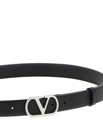 Valentino Valentino Garavani Vlogo Signature Belt Black