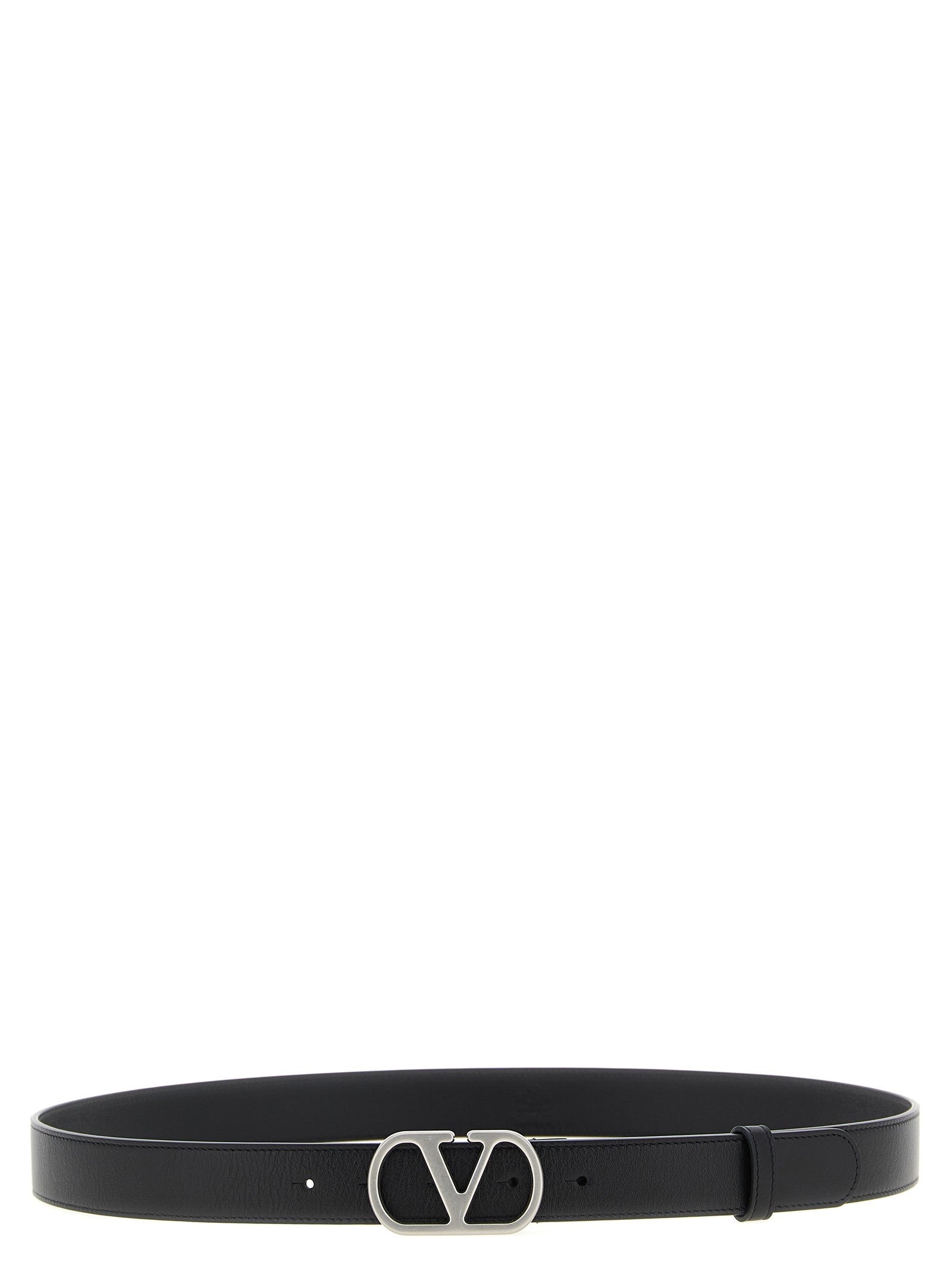 Valentino Valentino Garavani Vlogo Signature Belt Black