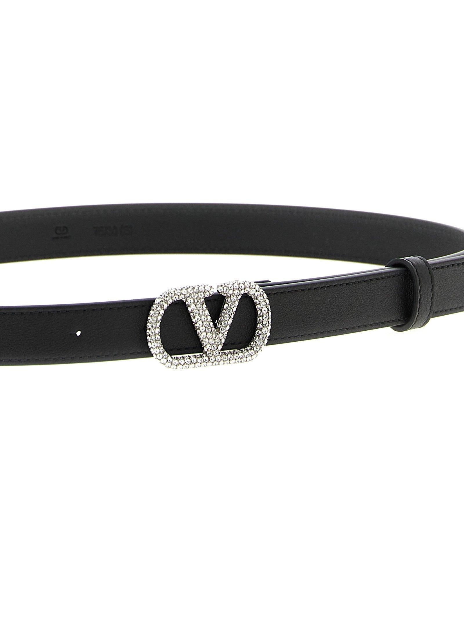 Valentino Valentino Garavani Vlogo Signature Belt Black