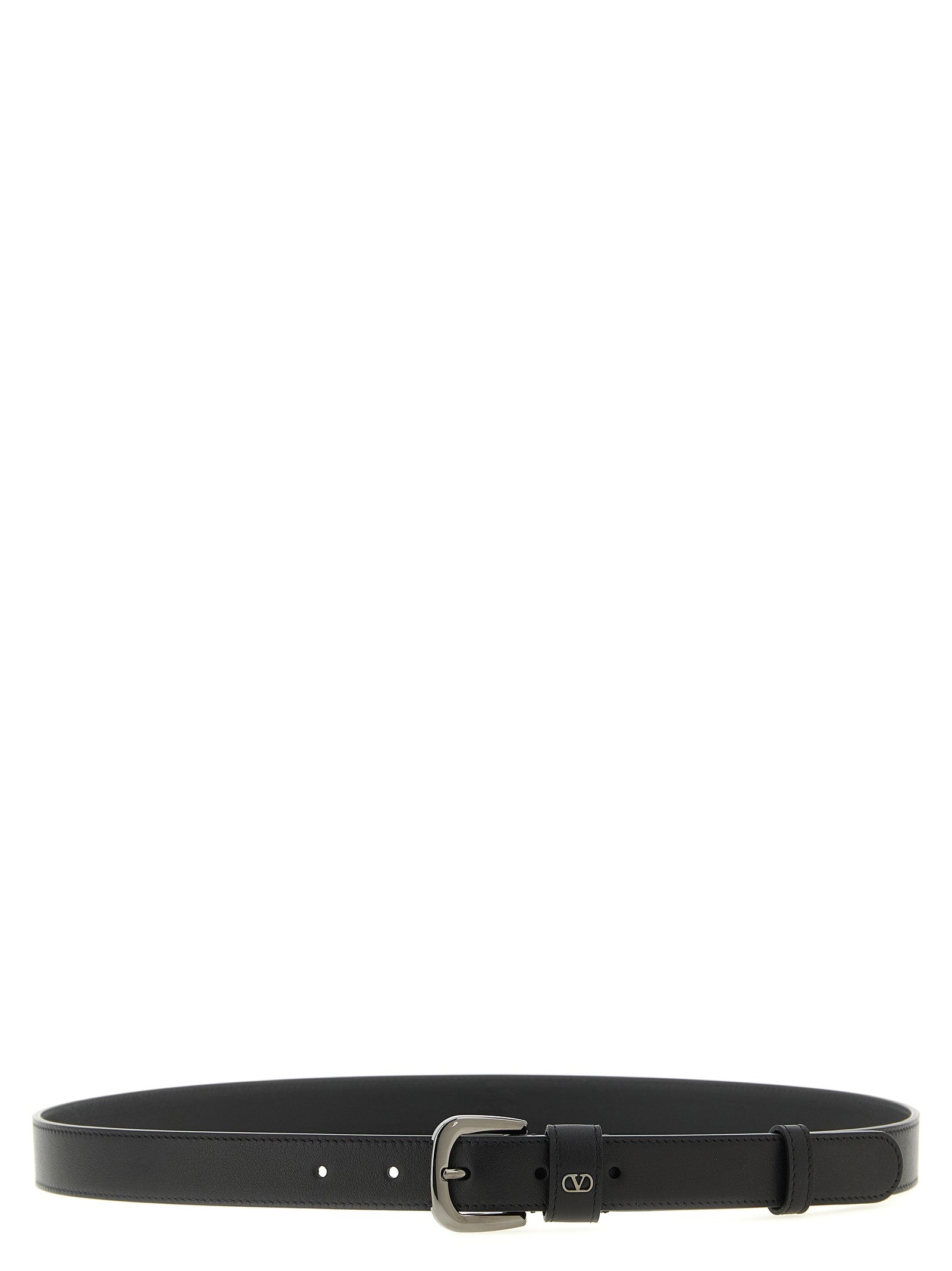 Valentino Valentino Garavani Vlogo Signature Belt Black