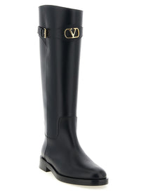 Valentino Valentino Garavani Vlogo Signature Boots Black