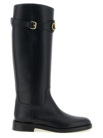 Valentino Valentino Garavani Vlogo Signature Boots Black