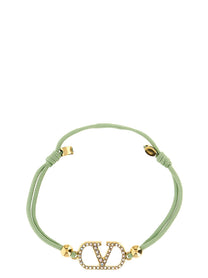 Valentino Valentino Garavani Vlogo Signature Bracelet Green