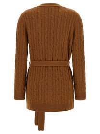 Valentino Valentino Garavani Vlogo Signature Cardigan Brown