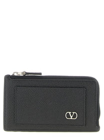 Valentino Valentino Garavani Vlogo Signature Coin Purse Black