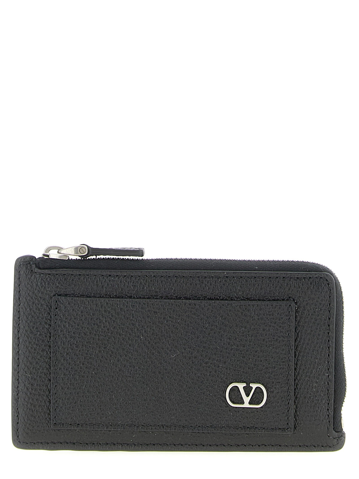 Valentino Valentino Garavani Vlogo Signature Coin Purse Black
