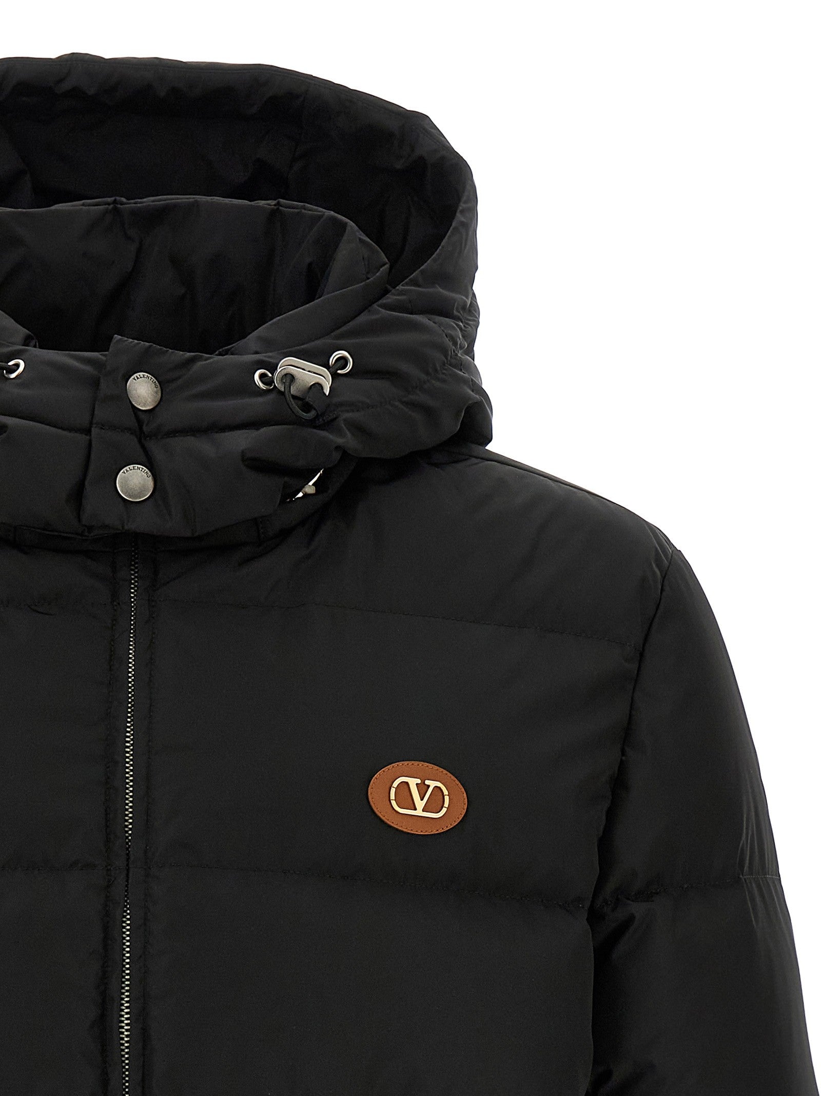 Valentino Valentino Garavani Vlogo Signature Down Jacket Black
