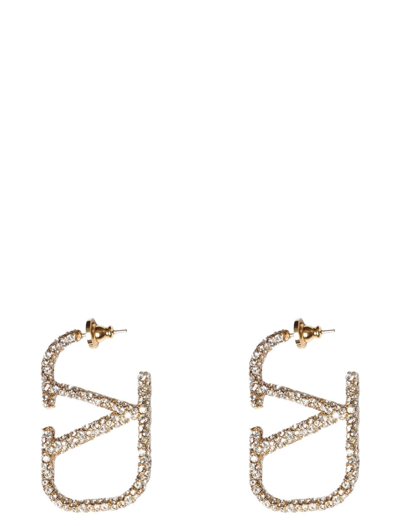 Valentino Valentino Garavani Vlogo Signature Earrings Gold