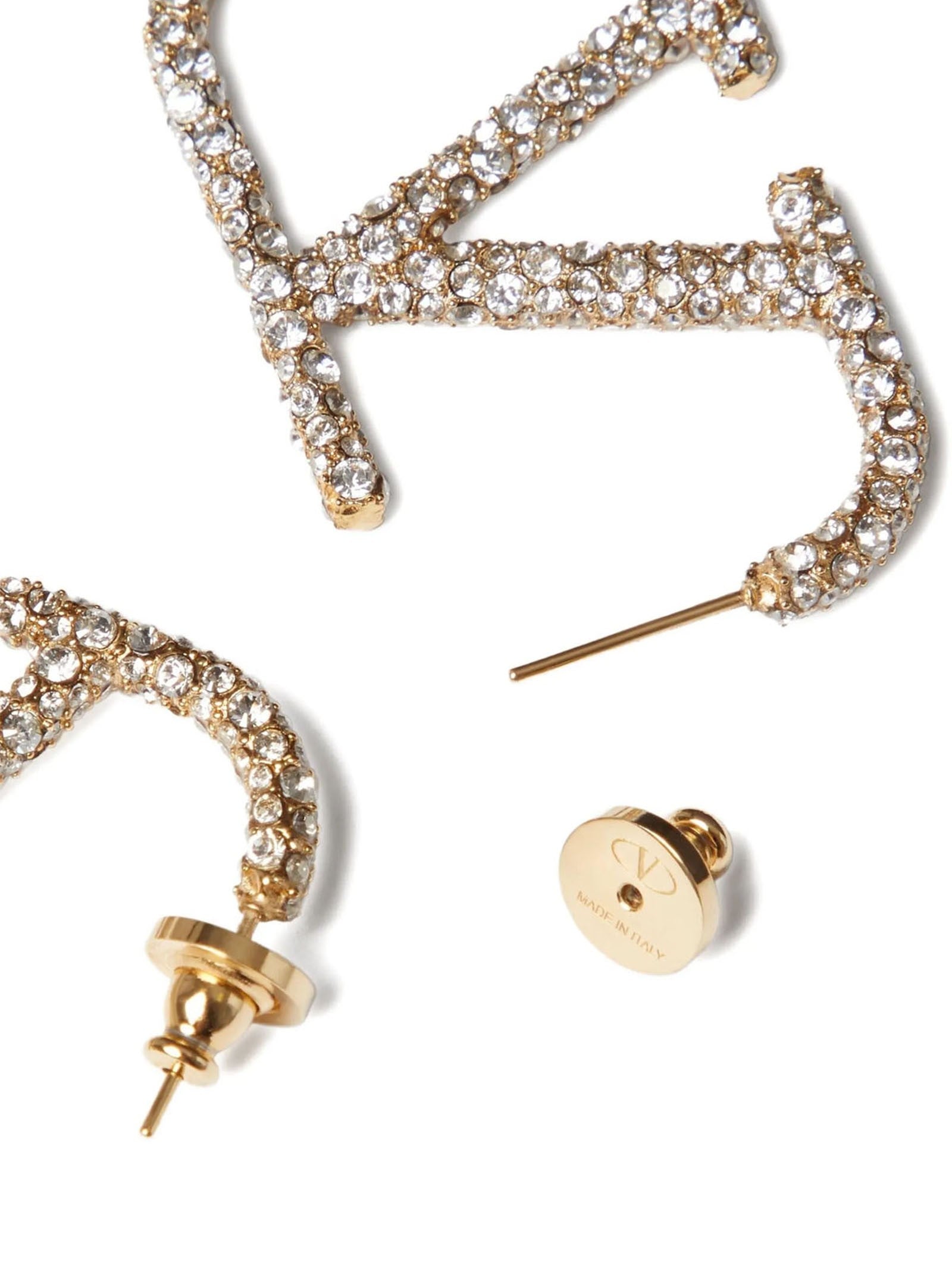 Valentino Valentino Garavani Vlogo Signature Earrings Gold