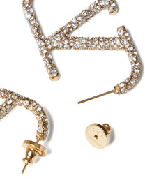 Valentino Valentino Garavani Vlogo Signature Earrings Gold