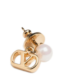 Valentino Valentino Garavani Vlogo Signature Earrings Gold