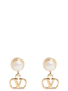 Valentino Valentino Garavani Vlogo Signature Earrings Gold