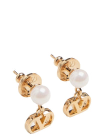 Valentino Valentino Garavani Vlogo Signature Earrings Gold