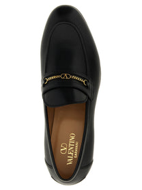 Valentino Valentino Garavani Vlogo Signature Loafers Black