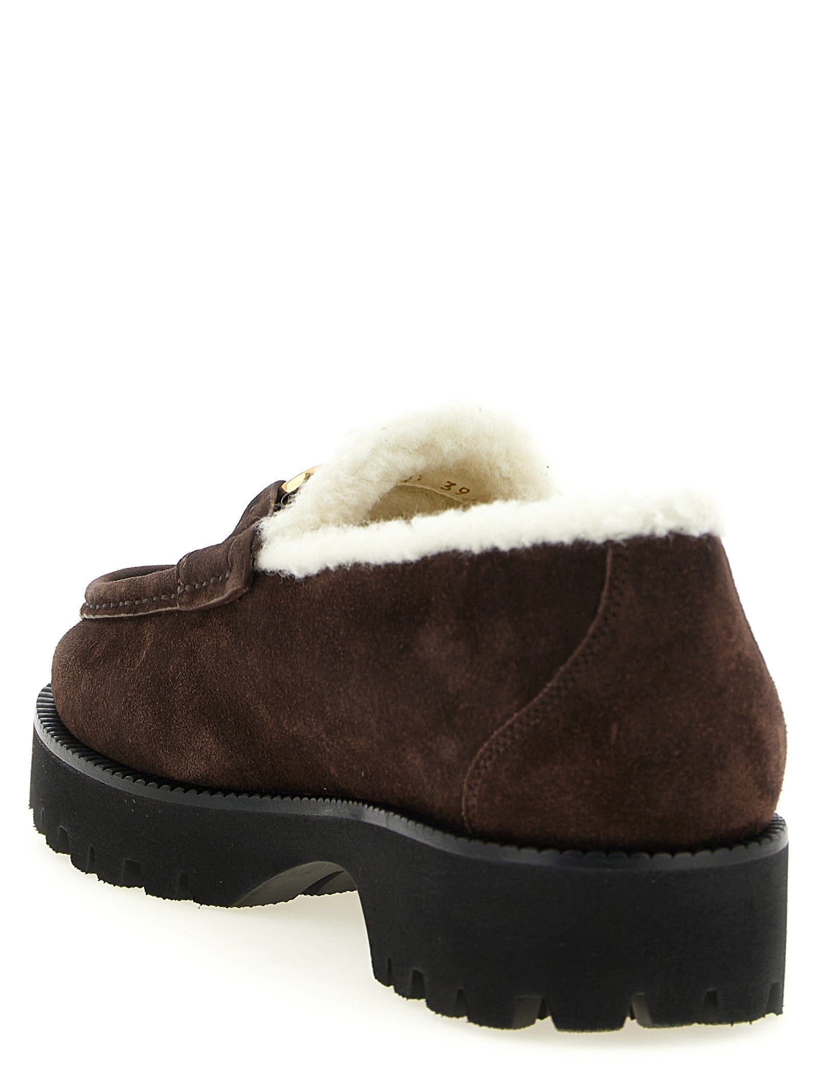 Valentino Valentino Garavani Vlogo Signature Loafers Brown