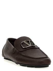 Valentino Valentino Garavani Vlogo Signature Loafers Brown, view 2
