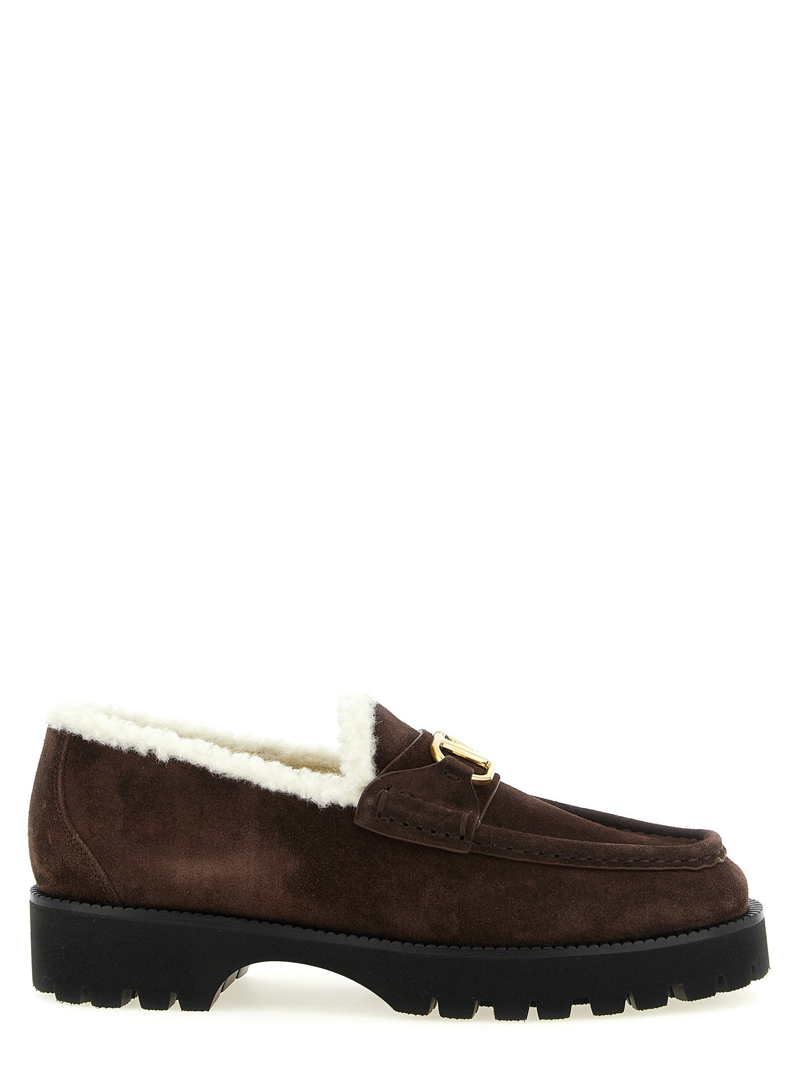 Valentino Valentino Garavani Vlogo Signature Loafers Brown